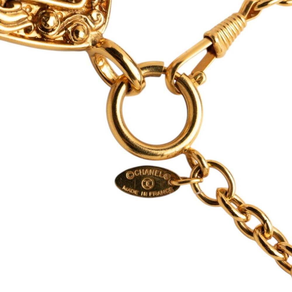 CHANEL Vintage Gold Logo Necklace - Picture 5 of 6